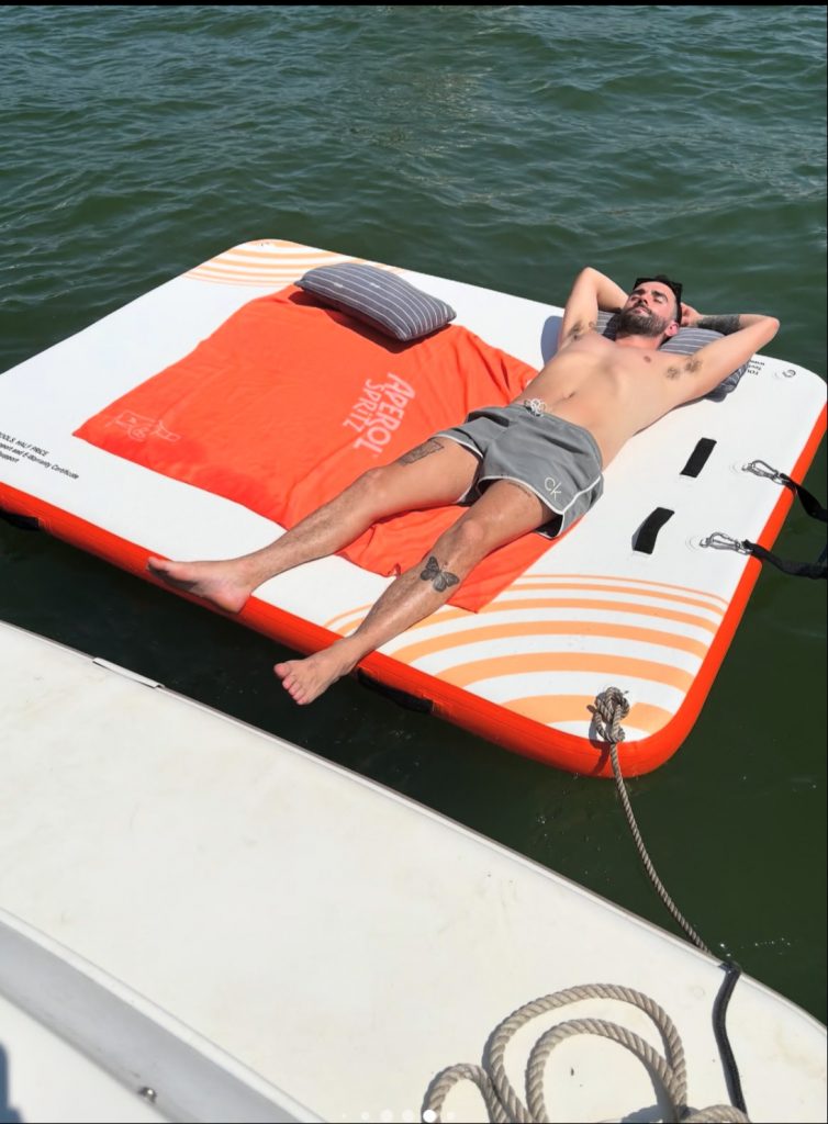 Chillin' on the Inflatable